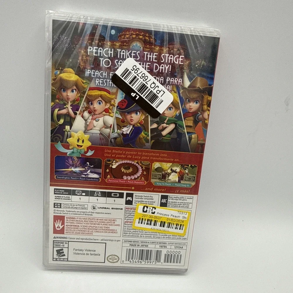 NEW SEALED Princess Peach Showtime! Nintendo Switch